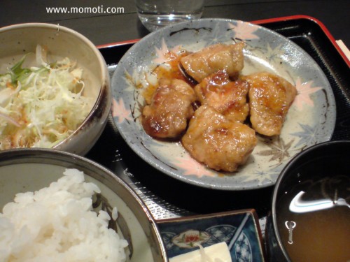 地鶏くわ焼 定食